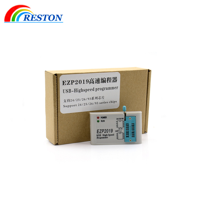 EZP2019 with 12 Adapters Support Win7&8 24 25 93 EEPROM 25 Flash Bios Chip Programmer High-speed USB Programming Tool EZP 2019