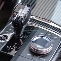 Accesorios Interiores para Automóviles BMW Serie 3 4 5 6 7 G01 G03 G30 G11 G12 X3 X4 X5 X6, Perilla de Cambio de Marchas de Cristal, Empuñadura de Cristal