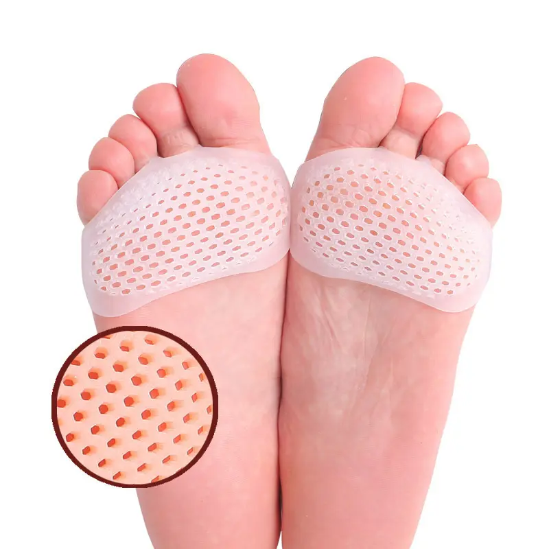 Insoles Forefoot Pads for Women High Heel Shoes Foot Gel Pads Blister Care Toes Insert Silicone Gel Pain Relief Foot Pad