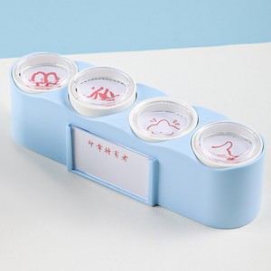 Tampon flash 4-en-1 rond de 20 mm, motif fleur mignon, pour élèves, enseignants et enfants - Product Image 1
