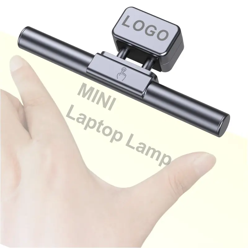 Lampu Monitor Malam Mini USB C, Lampu LED Bar Meja Membaca Dimmable Komputer Laptop Lampu Layar untuk Laptop Macbook