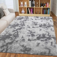 Tapis en polyester doux à poils longs, antidérapant, moelleux, pour la maison, pour le salon, pour la salle à manger