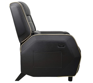 Ddp Cadre en acier Ranger Pro Trône de jeu Table pivotante détachable Bureau Canapé simple Ascenseur <span class=keywords><strong>Fauteuil</strong></span> <span class=keywords><strong>inclinable</strong></span> Confort inégalé Noir - Product Image 4