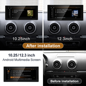 HFMidia Qualcomm Snapdragon 665 AUDI A3 13-18 Année Android16 CarPlay sans fil Android Auto Lecteur multimédia vidéo pour voiture Bluetooth - Product Image 3