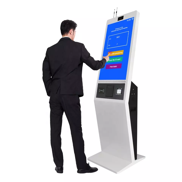 Industrial Pc 24inch32inch56inch Kiosk Ticket Dispenser Payment Terminal Self Service Kiosk Machine All in One Touchscreen Pc