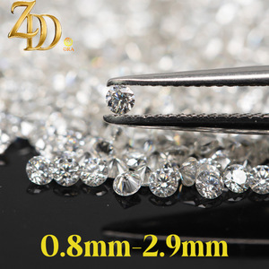 Round Moissanite 1 Carat D Color Loose Stones For Jewelry Making Bulk Wholesale - Product Image 3