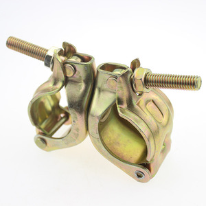 Ép Thép giàn giáo couplers đôi Coupler & xoay kẹp ống Clip sửa chữa bền xây dựng các bộ phận - Product Image 1