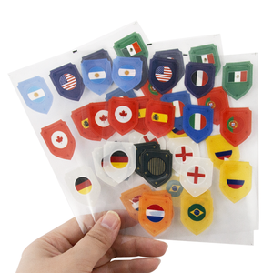 Juego de Pegatinas Transparentes de PVC con la Bandera Mundial de la Copa Mundial de Fútbol FIFA 2026, Decoración Impermeable con Protección UV, Venta al por Mayor - Product Image 1