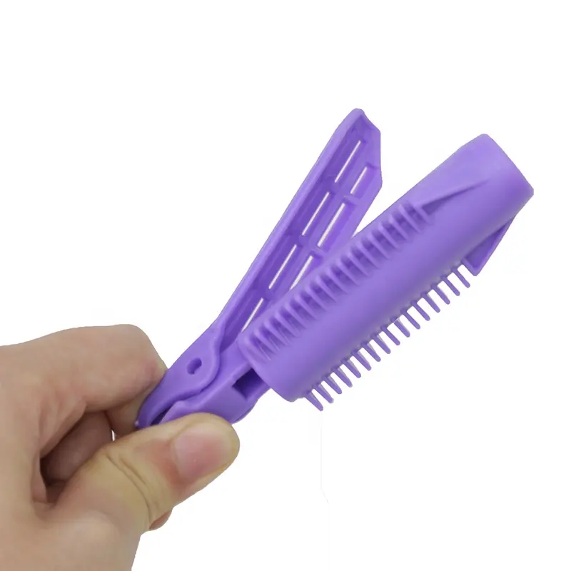 Outils de tiges de boucle auto-agrippantes en plastique de qualité supérieure bigoudi moelleux bigoudi avec clips style fin mince long court rouleau de cheveux bigoudi