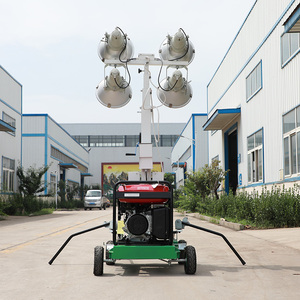 Китай мобильный прожектор башня Многофункциональная портативная дизель-генератор световая башня цена - Product Image 4