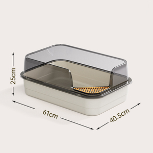 Extra-Large Fully Enclosed Cat Litter <b>Box</b> - Deodorizing Easy-Clean Cat Toilet Factory <b>Drop</b>-Shipping - Product Image 1