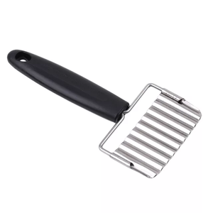 للبيع بالجملة من الصلب المقاوم للصدأ ، مستلزمات المطبخ ، سلطة بطاطس مقلية مموجة ، تقطيع مموج ، شرائح بطاطس مقطعة ، سكين - Product Image 2