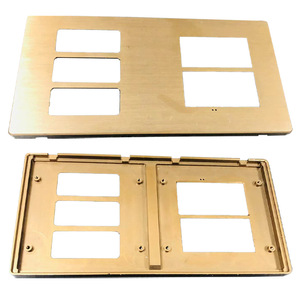 Aluminum Alloy Panel Smart Power Switch CNC Machined For Facial Recognition - Product Image 1