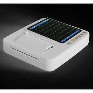ECG-906A 6 Channels ECG Machine Touchscreen Portable Veterinary Dog Electrocardiogram Monitor - Product Image 4