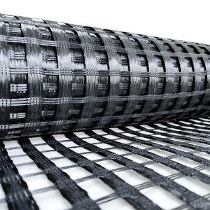Nhà máy chất lượng cao tự dính 80kn geogrids nhựa đường gia cố bitum lớp phủ Bazan polyester sợi thủy tinh geogrids - Product Image 5