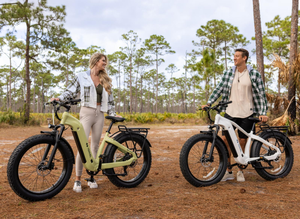 Vélo électrique tout-terrain longue portée avec moteur sans balais, autonomie de 75 miles, batterie 48V 20Ah, freins à disque doubles - Vélo électrique noir - Product Image 3
