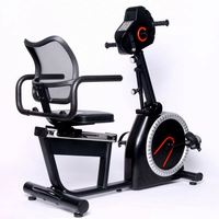 Vélo d'exercice inclinable pliable d'intérieur EU-GLC-06, entraîneur des membres supérieurs et inférieurs, certifié SGS, garantie 3 ans pour un entraînement efficace