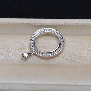 Colgante de Plata S925 de 16.5mm con Perla Mabe 4784, Accesorios de Joyería DIY con Bandeja Vacía, Perla Elegante para Creaciones Únicas - Product Image 4