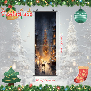 Decorazioni natalizie di <span class=keywords><strong>Capodanno</strong></span> 2025 nuove decorazioni natalizie stampate di natale Santa decorazioni natalizie all'aperto per centri commerciali forniture - Product Image 2