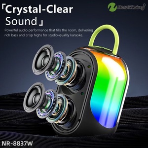 2025 Trending Gadgets 10W Woofer Dos micrófonos ajustables Control de voz Función de audio Plástico DC Powered Actividades al aire libre - Product Image 4