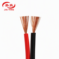 Câble RVB flexible 0,2/0,3/0,5/1/1,5/2,5/4/6 mm², fil rouge et noir parallèle en cuivre BC, gaine PVC, câble pour haut-parleur, cordon d'alimentation LED