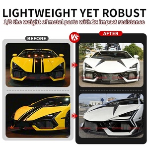 Capot moteur en fibre de carbone sèche pour Lamborghini Revuelto, mise à niveau au style MSY - Product Image 2