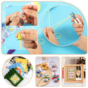 Herramientas <span class=keywords><strong>para</strong></span> Tejer a Mano en Casa, 20 Rollos <span class=keywords><strong>de</strong></span> Hilo, Suéteres, <span class=keywords><strong>Gorros</strong></span>, Ganchos <span class=keywords><strong>de</strong></span> Crochet, Juego Completo <span class=keywords><strong>de</strong></span> Bolsas <span class=keywords><strong>de</strong></span> Lona, Juegos <span class=keywords><strong>de</strong></span> Crochet - Product Image 4