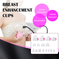 G8 Massage par vibration musculaire Perte de poids G8 Massage vibrant contre la cellulite Tasses de poitrine Lifting Hip Vacuum Breast Massager Machine