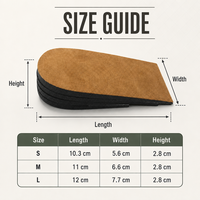 Rehausseurs de talon réglables en hauteur, coussinets de talon en EVA à quatre couches, inserts de chaussures courts pour hommes, femmes, unisexe