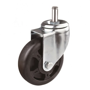 Ruedas de 5 pulgadas medianos y pesados <span class=keywords><strong>carretilla</strong></span> de <span class=keywords><strong>rueda</strong></span> de la PU Castor silencio de venta directa de fábrica - Product Image 1