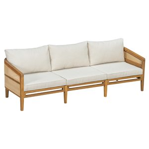 Conjunto de Muebles de Jardín de Ratán, Sofás para Exteriores, Conjunto de Madera de Teca Sólida para Terraza, Jardín, Patio Trasero, Ss-os7058 - Product Image 5