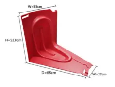 플라스틱 ABS 홍수 장벽 비상 이동식 L 자형 높은 가시성 고품질 홍수 휴대용 홍수 장벽