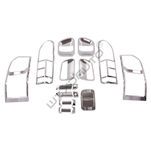 WZXD <b>Door</b> Handle Chrome Trim Rear View Side Mirror Cover Front Rear <b>Light</b> Accessories for Hiace 2015 2016 2018 - Product Image 1