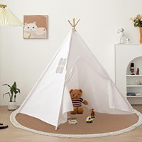Tapis rond en coton tressé de style rustique en jute, fabrication ODM/OEM, diamètre 4 pieds, tapis tissé en corde de coton pour chambre à coucher