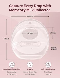 Recolector <span class=keywords><strong>de</strong></span> Leche Materna Momcozy, Conchas <span class=keywords><strong>de</strong></span> Silicona Reutilizables para <span class=keywords><strong>Lactancia</strong></span>, Recolector Fácil <span class=keywords><strong>de</strong></span> Usar, Mayor Ajuste, Suave (3oz/90ml, 2 Unidades) - Product Image 3