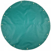 Bâche de sport personnalisée TAK 3030 PVC imperméable en plastique, bâche circulaire noire 20' de couverture 120x120 pour terrain de baseball