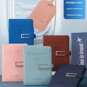 Porta Tarjetas de Pasaporte Multifuncional de PU con Impresión de Serigrafía RFID Anti-Robo Ecológico de Moda 2024 - Product Image 2