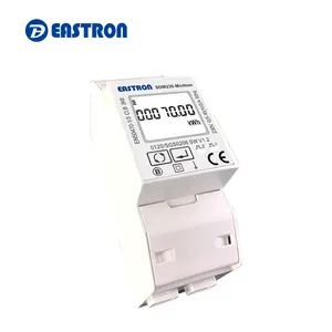 SDM230Modbus שלב אחד דין רכבת RS485 Modbus אנרגיה סולארית אנרגיה מטרים