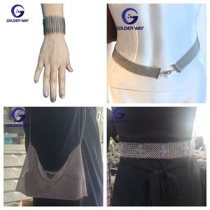 Robe jupe en tissu maille de chaîne de mailles médiévale sur mesure, maille de chaîne en acier inoxydable, haut en maille de chaîne, bijoux en maille de chaîne pour femmes - Product Image 6