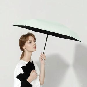 Paraguas de Bolsillo Plegables de 5 Secciones con Protección UV, Personalizados, Promocionales, Portátiles, para Exteriores, con Impresión de Logotipo - Product Image 4