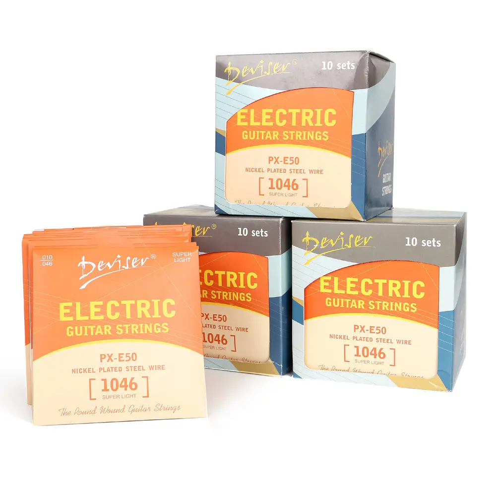 Deviser electric guitar string PA-E50 boxed guitar strings set factory OEM cheap strings