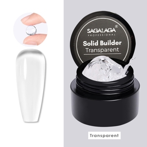 Sagalaga màu hồng tự nhiên xây dựng rắn mở rộng Gel đánh bóng móng tay chuyên nghiệp Acrylic cứng Gel màu đen trắng sơn móng tay UV mở rộng - Product Image 6