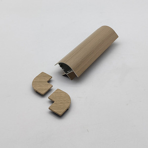 Protection d'angle en alliage d'aluminium grain de bois pour meubles, bande de bordure anti-collision, carte de 18 pièces - Product Image 1