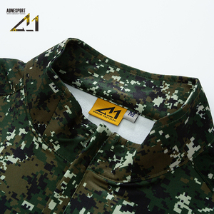 Trench-coat fin pour homme à col montant, camouflage gaufré, séchage rapide, respirant, en toile, pour l'extérieur - Product Image 4