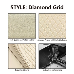 Housse de siège de <span class=keywords><strong>voiture</strong></span> en cuir de luxe Pop Auto Studio, couleur personnalisée, écologique, ajustement universel, toutes saisons, durable, sûre - Product Image 4