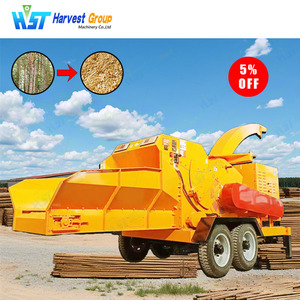 Broyeur de branche d'arbre de moteur à essence de qualité supérieure Broyeur à moteur Pompe à engrenages-Déchiqueteur mobile Capacité de 2 à 6 t/h Diamètre d'alimentation de 250mm - Product Image 5