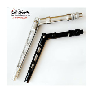 BARU Heavy Duty 2 #   4 #   Big Game Dapat Menyesuaikan Teknologi Empat Sudut Batang Alu Butt Bend Straight untuk Joran Trolling - Product Image 1