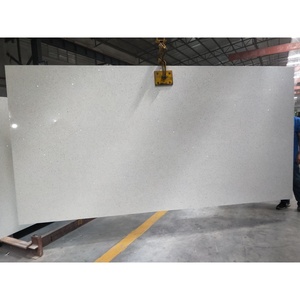 Thiết Kế Màu Thạch Anh Phổ Biến Đá Thạch Anh Trắng Lấp Lánh Cho Mặt Bàn, Mặt Bàn Trang Điểm, Tấm Thạch Anh Nhân Tạo - Product Image 5