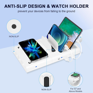 Smart Universele Draagbare <span class=keywords><strong>3</strong></span>-Port USB-C Pd <span class=keywords><strong>3</strong></span>.0 65W Snel Opladen Dock Station Voor Mobiele Tablet Mobiele Telefoon Thuis Kantoor - Product Image 6