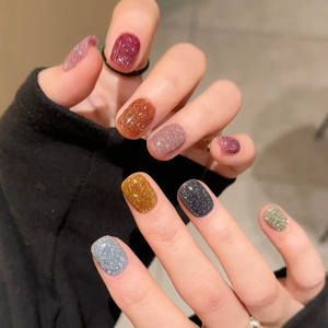 Wholesale Sparkling Crushed <b>Diamond</b> Nail UV Gel Strong Adhesion Glitter Gel for Custom Private Label - Product Image 6